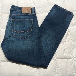 American Eagle Outfitters Original Taper Dark Blue Men Jeans size 32/30